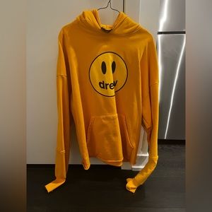Drew smile yellow hoodie